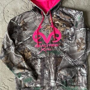 Realtree Camo Hoodie pink embroidery